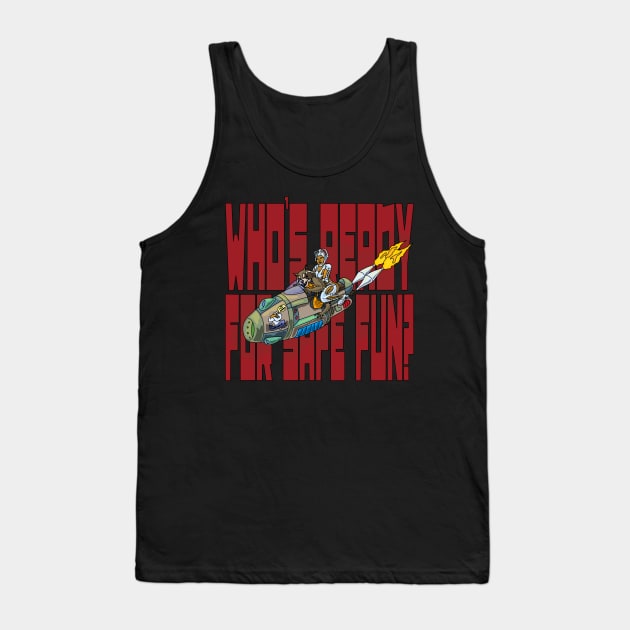 Space Brappin Tank Top by FullTuckBoogie